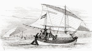 En Proa fra Makassar, Indonesien, fra 